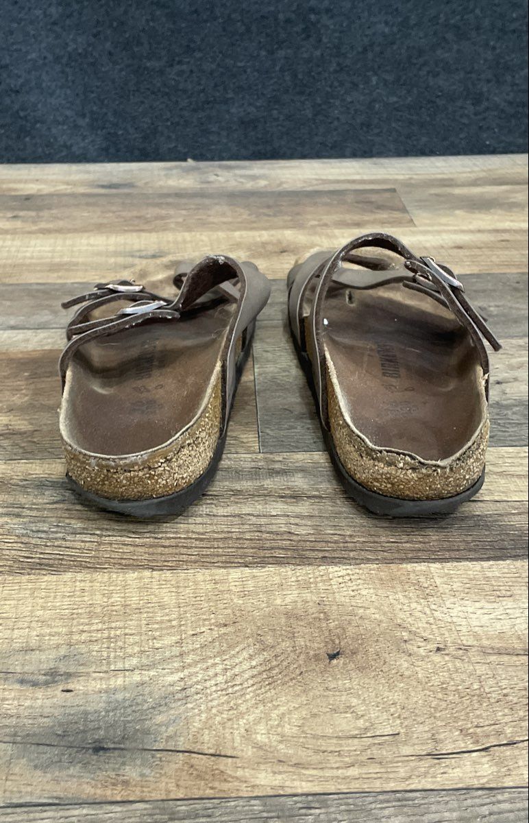 Birkenstock Mayari Brown Strappy Toe Loop Sandals Women's Size 36