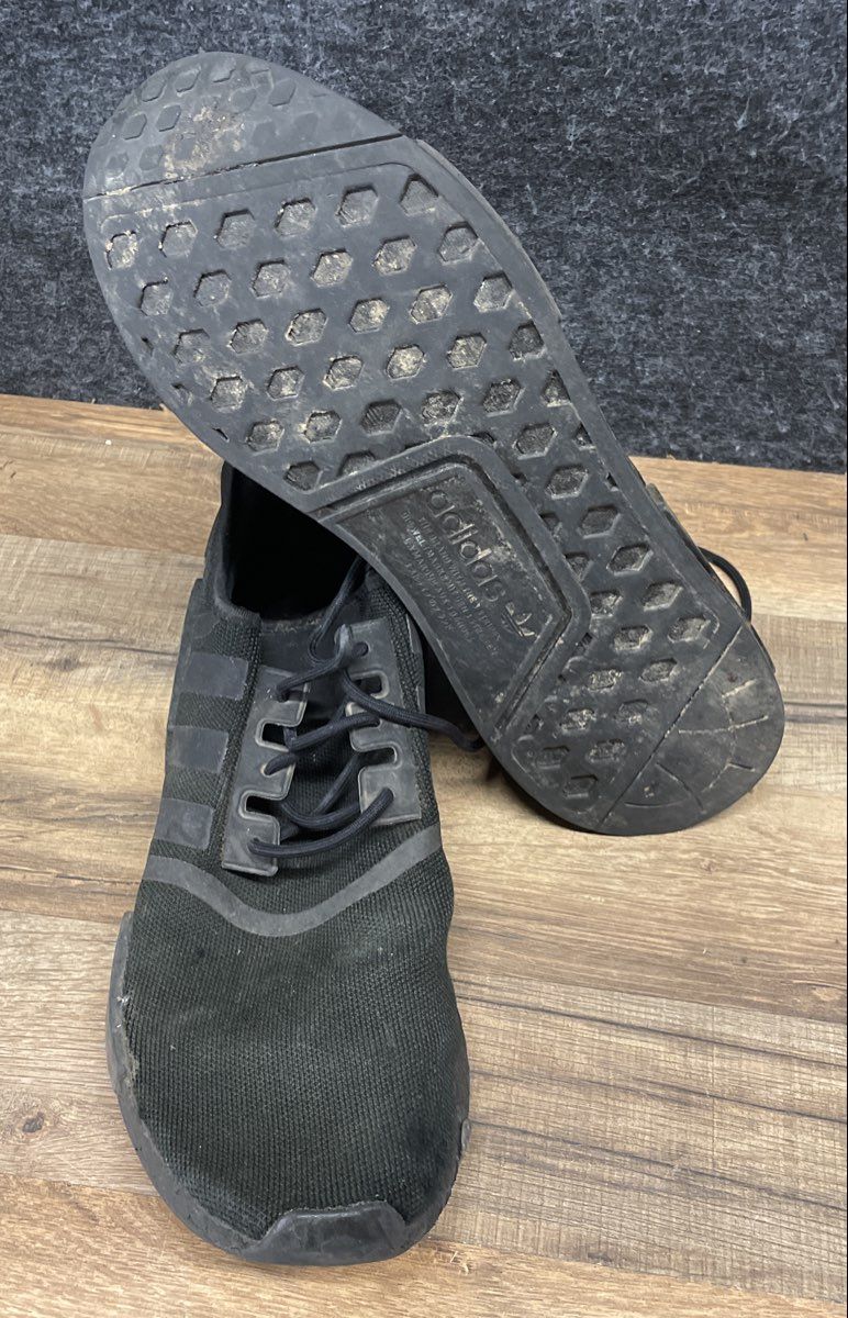 Adidas NMD R1 Triple Black Men's Running Shoes Size 11.5