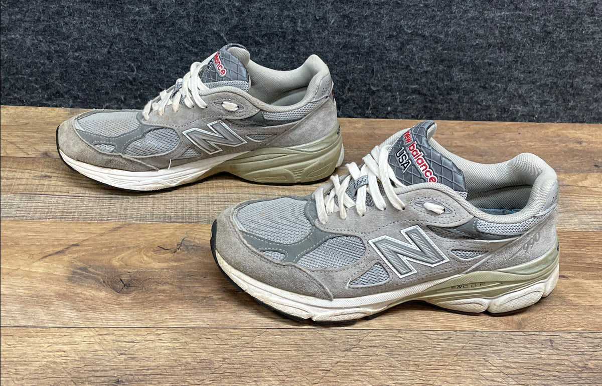 New Balance 990v3 Made in USA Grey Women's Running Shoes Size 8.5 W990GL3