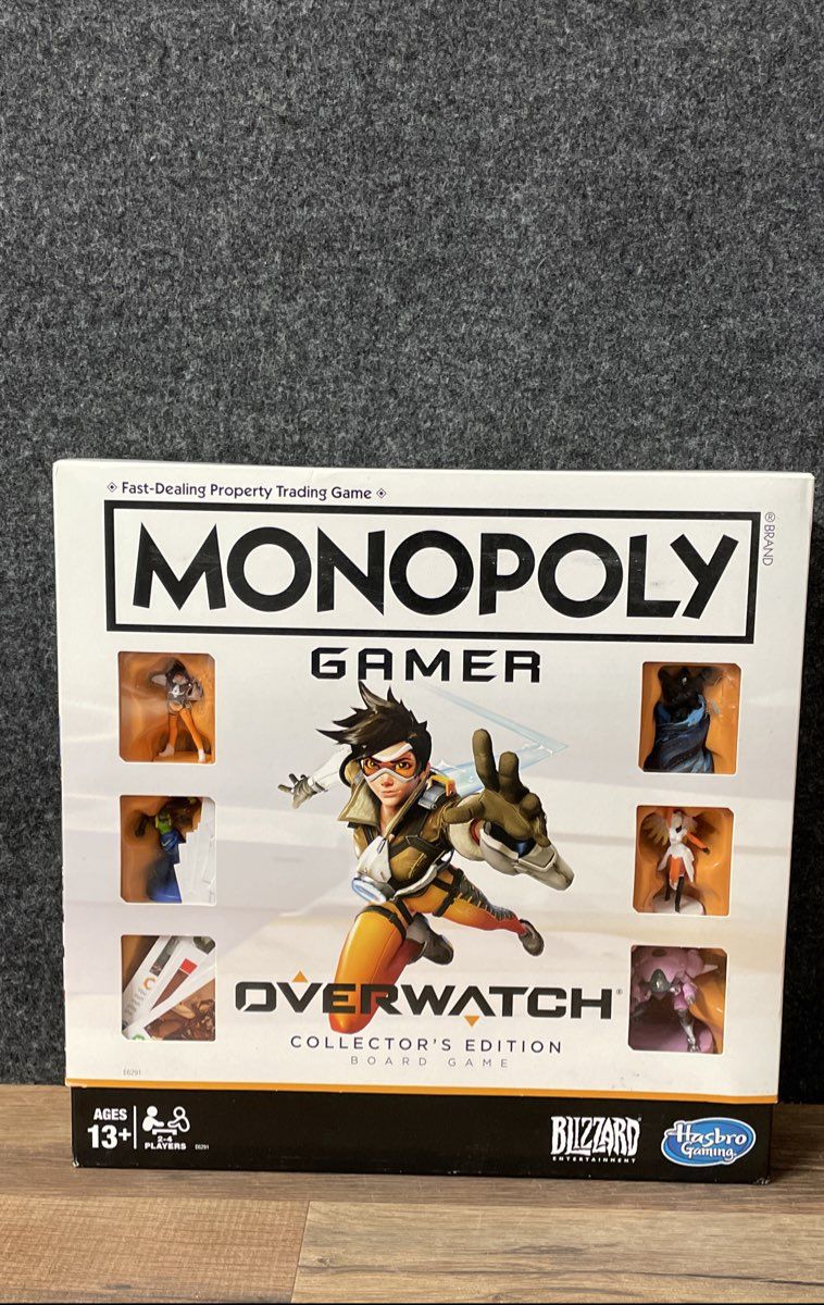 2018 Hasbro Monopoly Gamer Overwatch Collector's Edition Board Game Blizzard