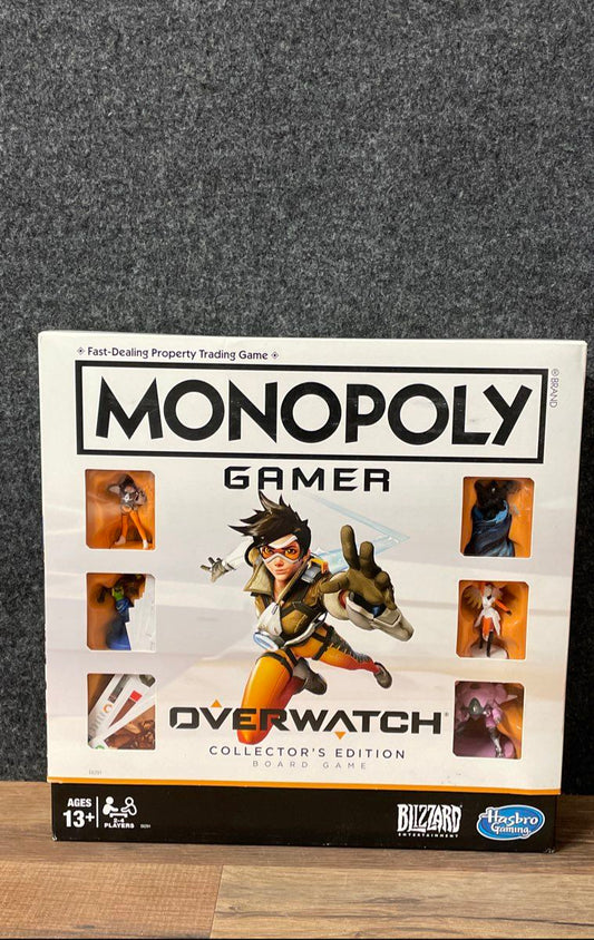 2018 Hasbro Monopoly Gamer Overwatch Collector's Edition Board Game Blizzard