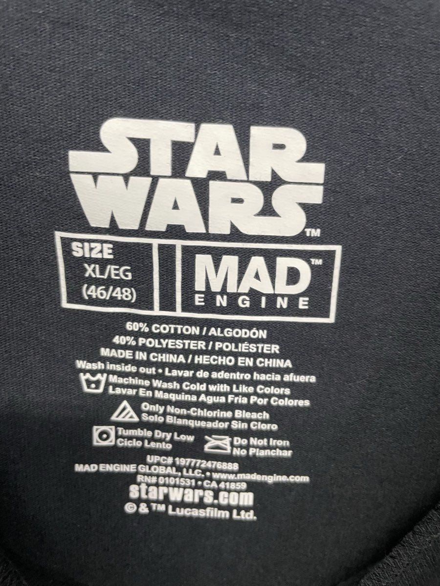 Mad Engine Men's Star Wars Black Darth Vader Greatest Dad In The Galaxy Shirt XL