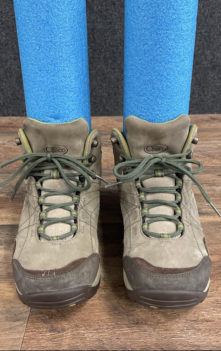 Chaco Women's Waterproof Suede Leather Mid Hiking Boots Tan Brown Size 8