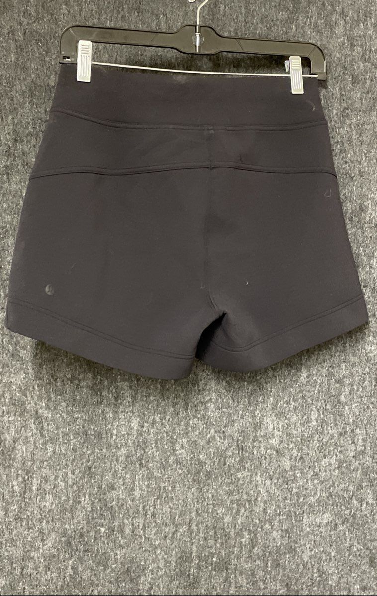 Lululemon Women's In-Form Athletic Shorts Black Drawstring Size 4
