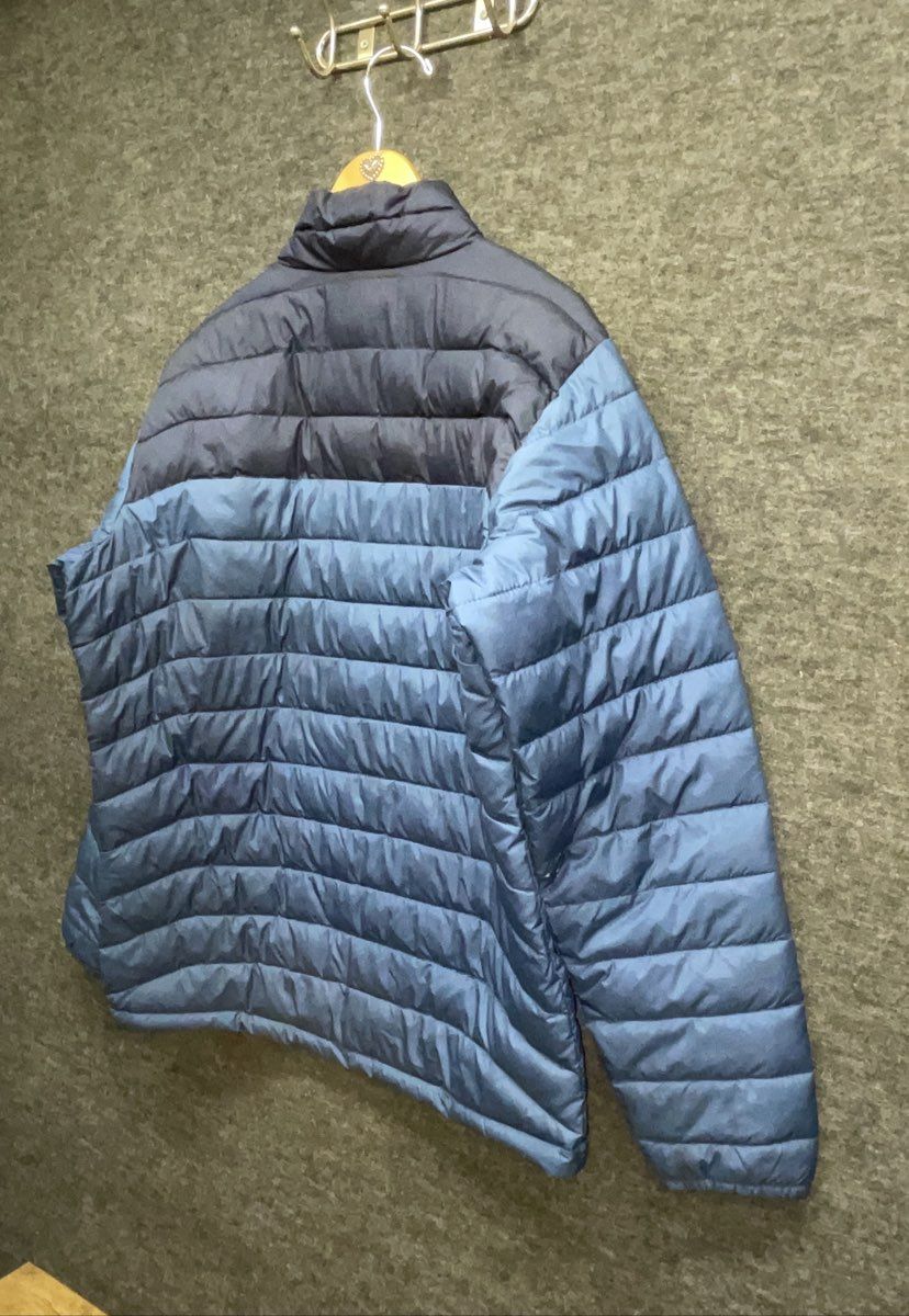 Columbia Men's Blue Two-Tone Omni-Heat Quilted Puffer Jacket Sz L