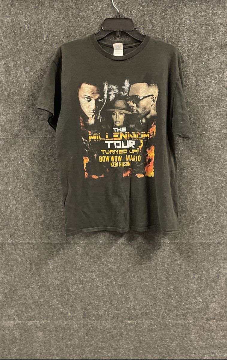 The Millennium Tour 2022 Turned Up T-Shirt Bow Wow Mario Keri Hilson Rap Sz L