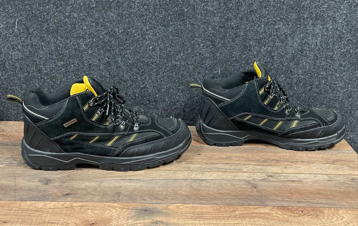 Brahma Men's Black Steel Toe Slip Resistant Work Safety Boots Size 13