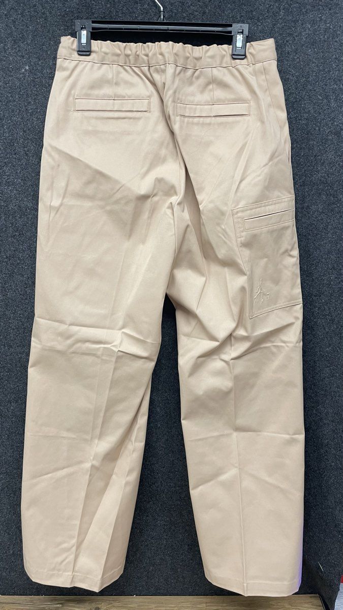 Jordan Woven Trousers Bio Beige Loose Fit Pants Size S FJ6137-296