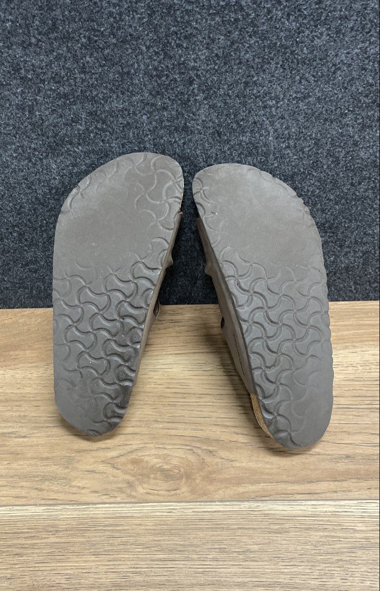 Birkenstock Florida Mocha Brown Birko-Flor Three Strap Sandals Size 43