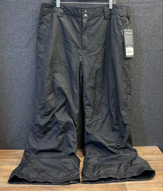Zeroxposur Women's Black Fleece Lined Insulated Snow Pants Sz 2X NWT