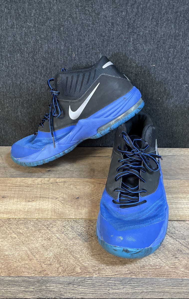 Nike Air Max Emergent Blue Black Basketball Shoes Size 9