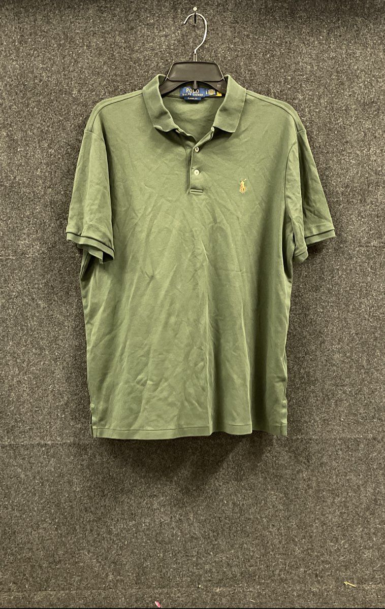 Polo Ralph Lauren Men's Green Short Sleeve Classic Fit Polo Shirt Sz L