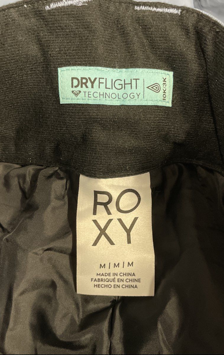 Roxy Women's Light Blue DryFlight 10K Insulated Ski Snow Pants Size M