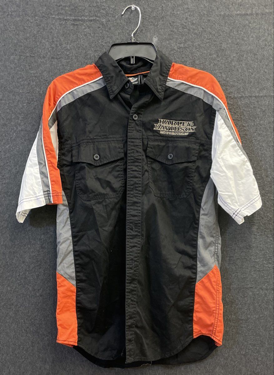 Harley-Davidson Genuine MotorClothes Performance Garage Work Shirt Embroidered S