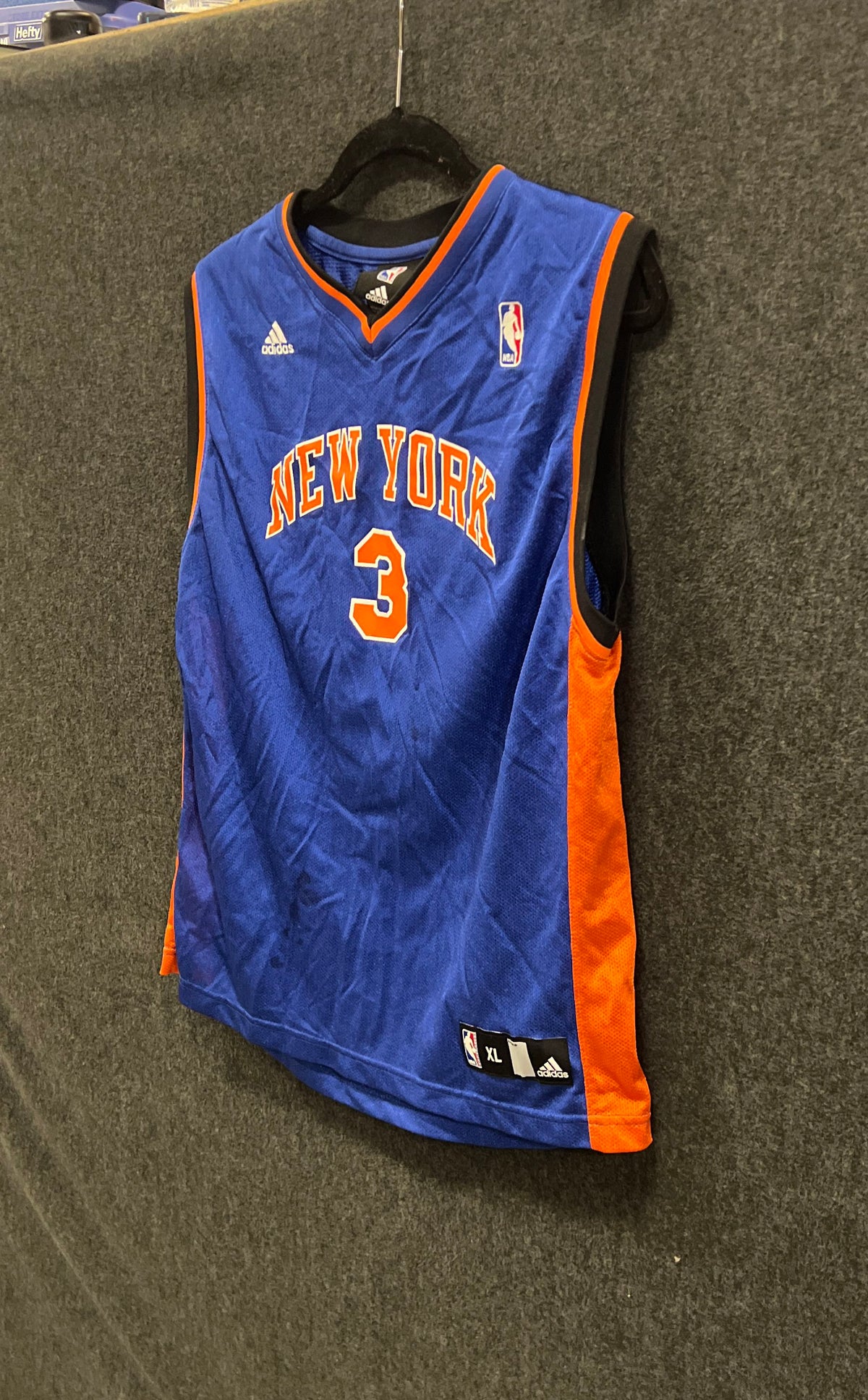 Adidas New York Knicks Stephon Marbury #3 NBA Basketball Jersey Youth Sz XL