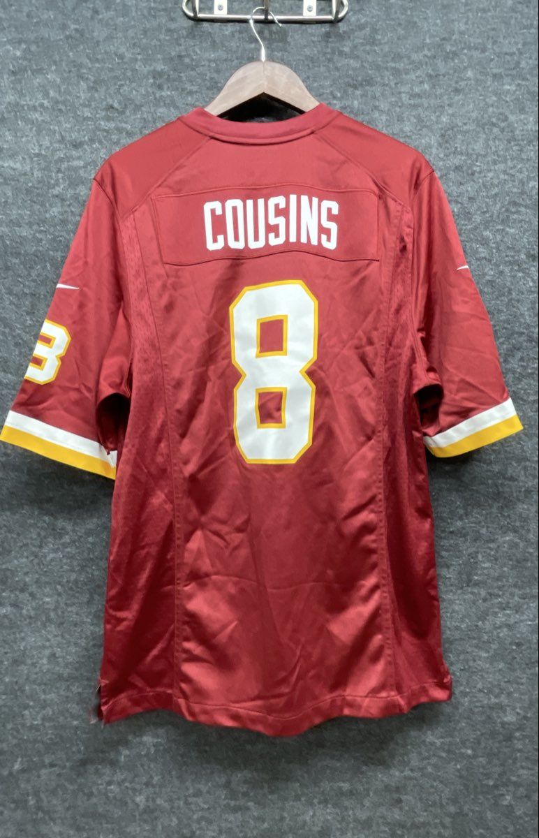 Nike Washington Redskins Kirk Cousins #8 NFL Game Jersey Burgundy Men's Sz M