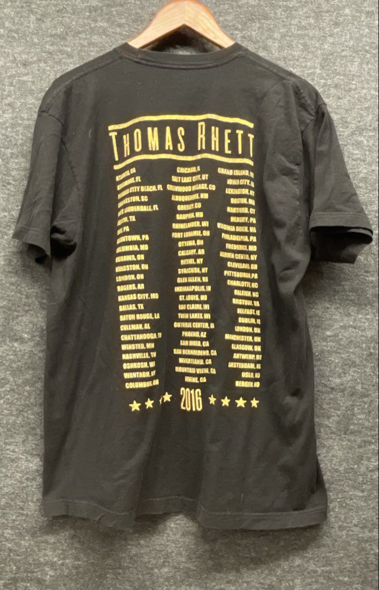 Thomas Rhett 2016 World Tour Concert T-Shirt Official Home Team Gear Sz XL