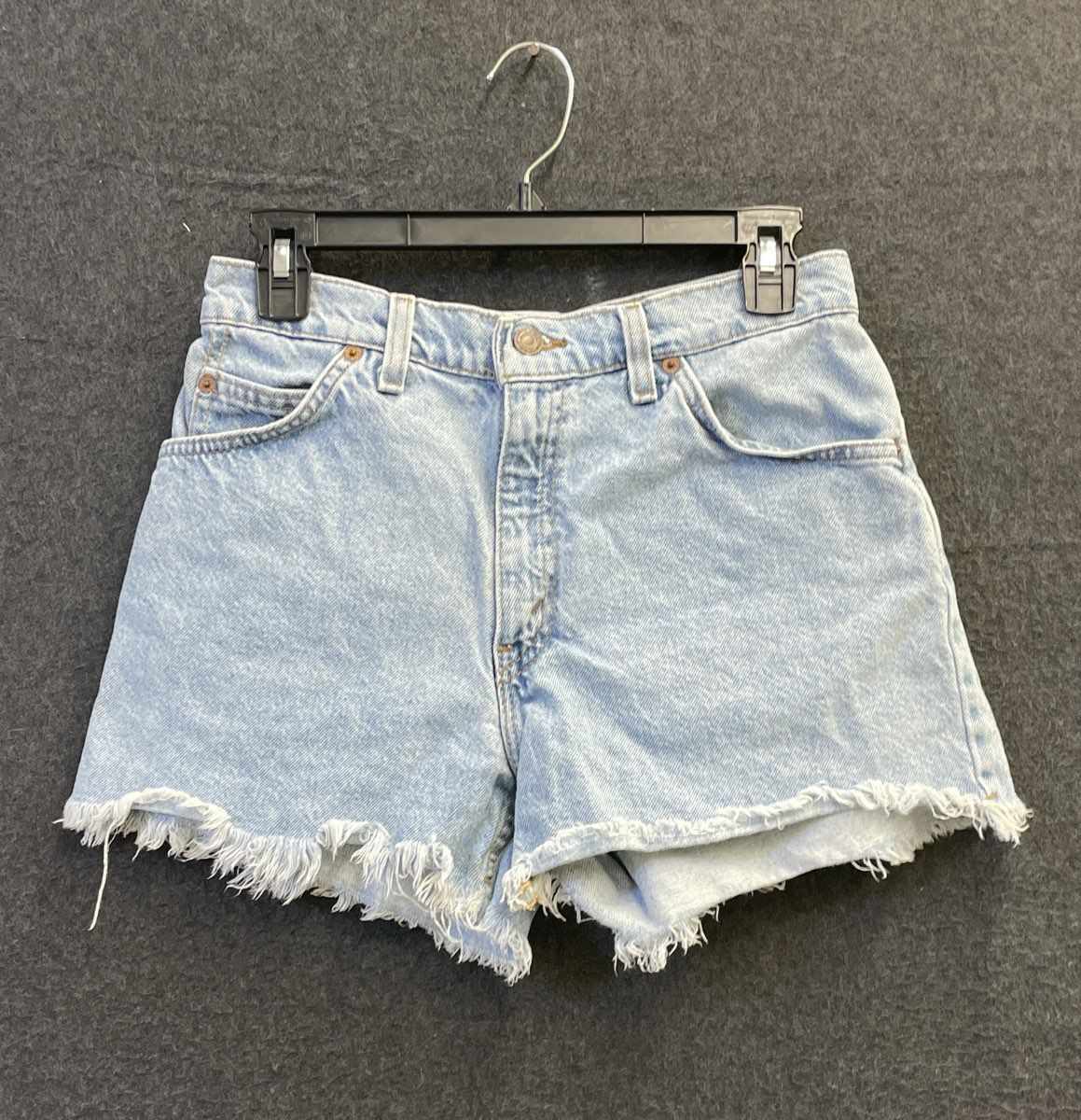 Vintage 90s Levi's Denim Shorts Lot of 2 High Rise Cutoff Cuffed 37910 37954
