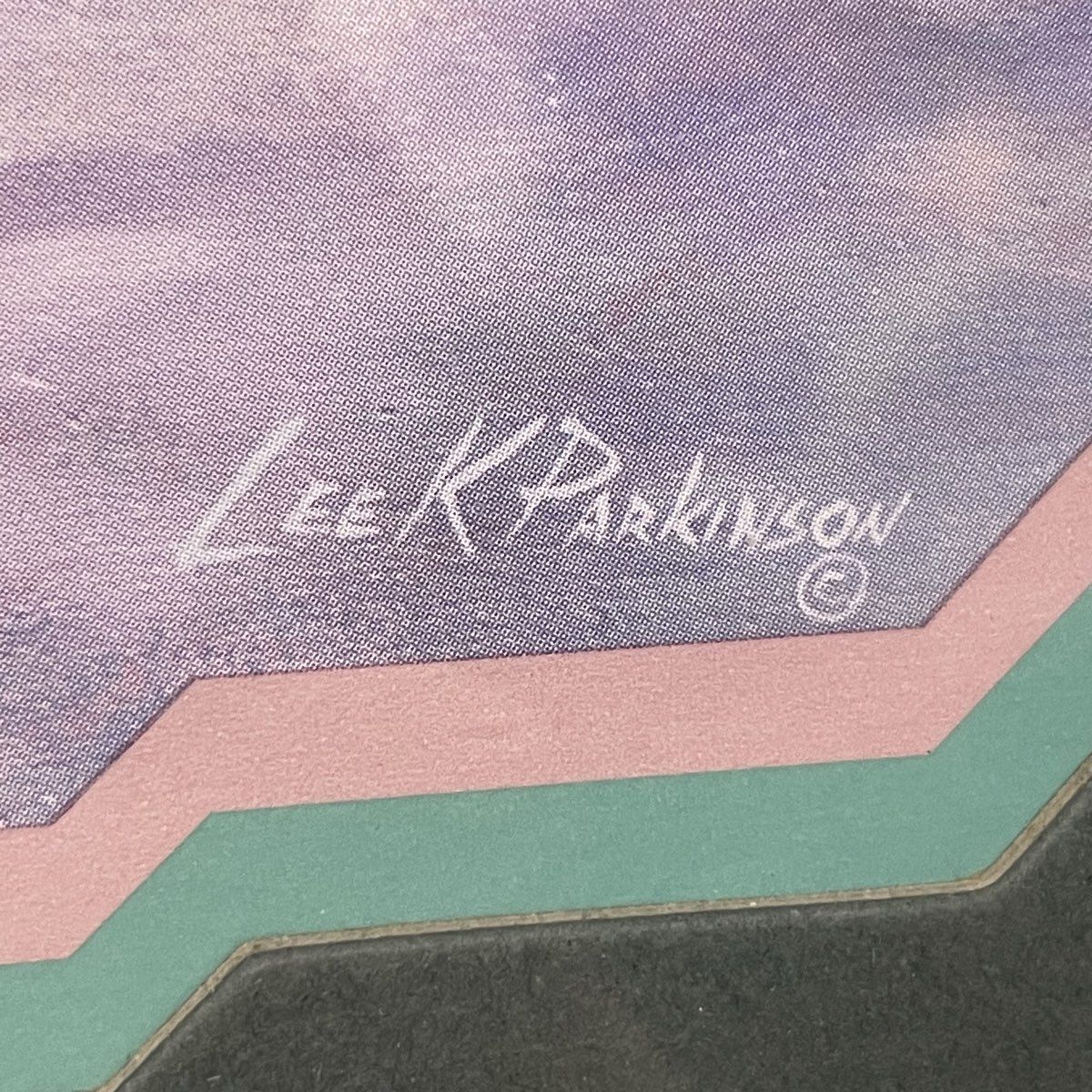 Lee K. Parkinson Signed Lithograph Print Winter Wonderland Horse Sleigh Framed