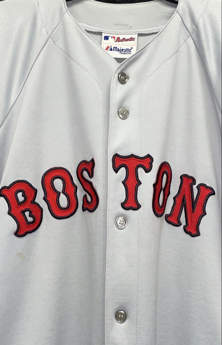 Majestic Men's Boston Red Sox Ellsbury #46 Authentic Jersey Gray L