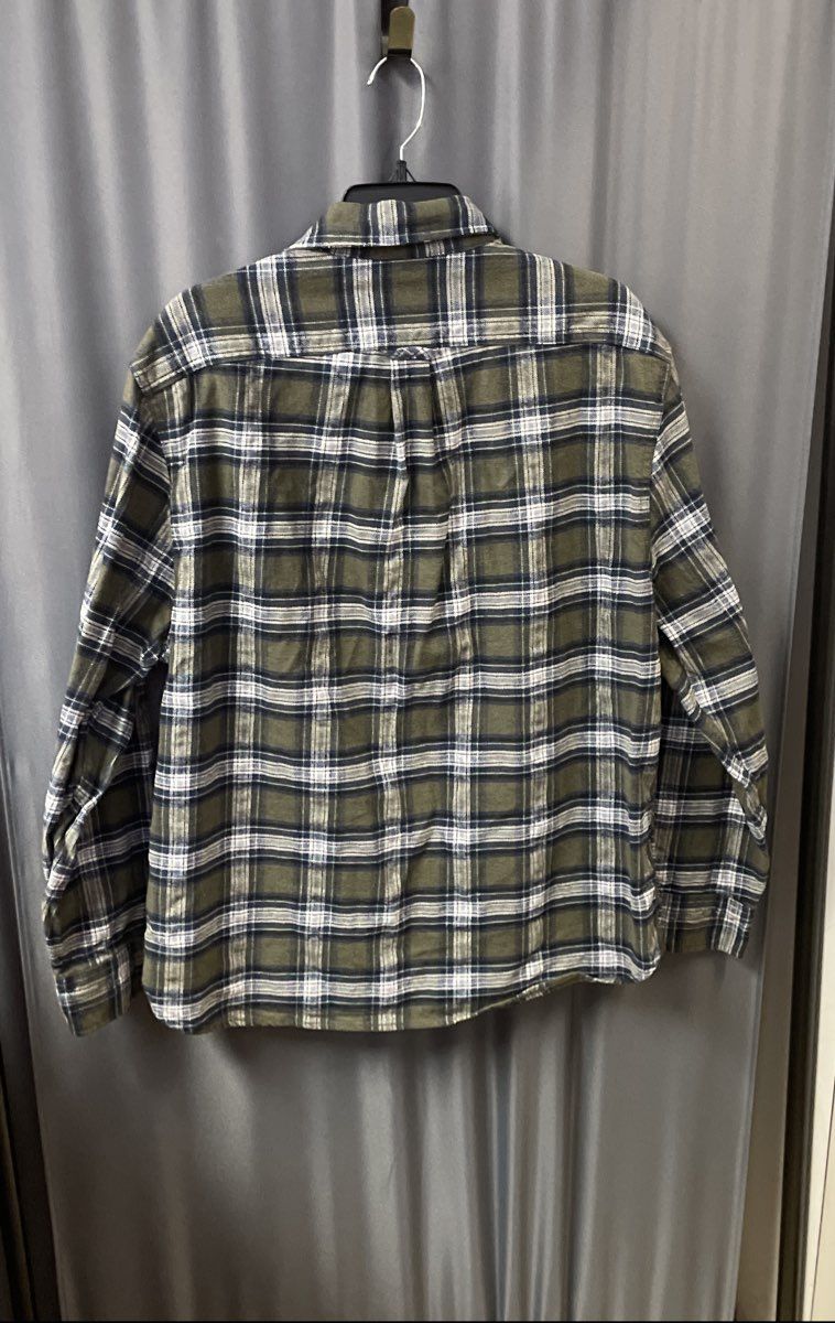 Jach's Mfg. Men's Heritage Flannel Shirt Green Blue Plaid Size XXL
