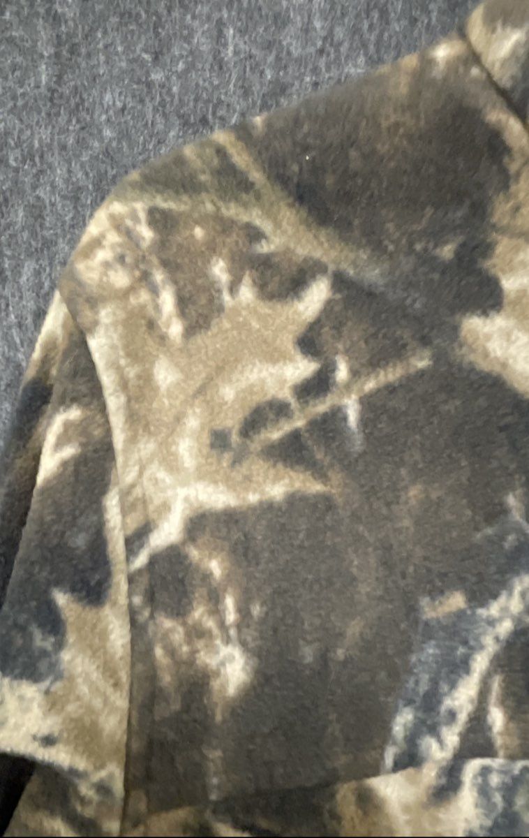 Columbia Men's Full-Zip Fleece Jacket Realtree Camo Brown Green Outdoor Size L