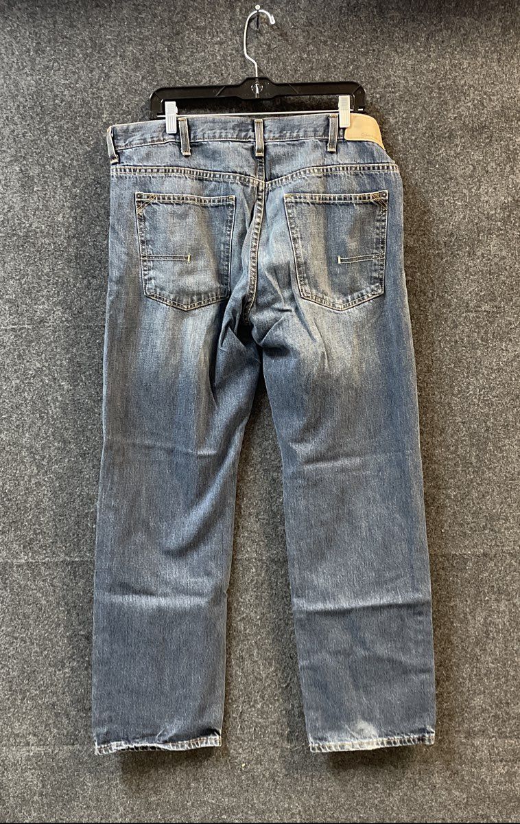 Calvin Klein Jeans Men's Blue Medium Wash Straight Leg Cotton Denim Sz 36