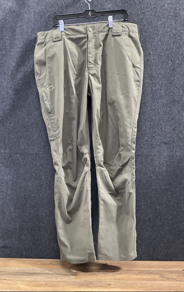 Under Armour Men's Green Tactical Performance Straight Leg Pants Sz 40x34
