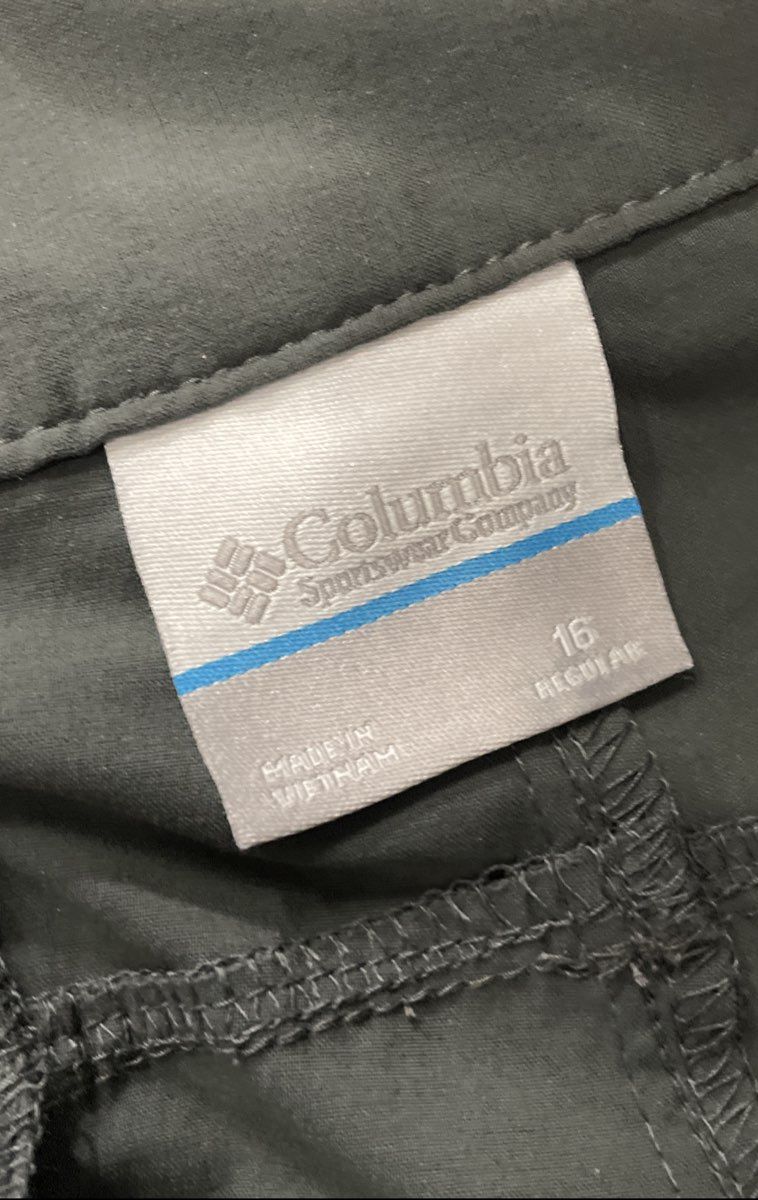 Columbia Women's Saturday Trail Pants Gray Straight Leg Active Fit Sz 16W NWT