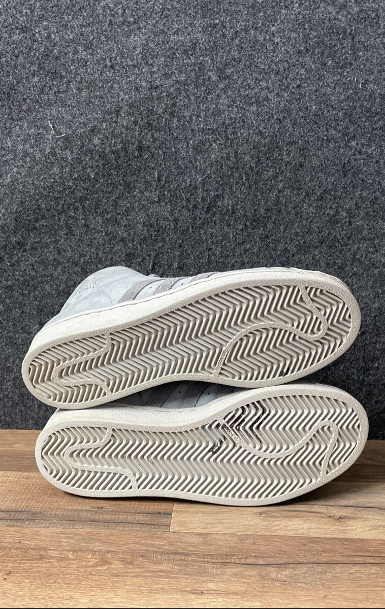 Adidas Pro Model Mid Grey Suede Mid Top Sneakers BZ0215 Size 8