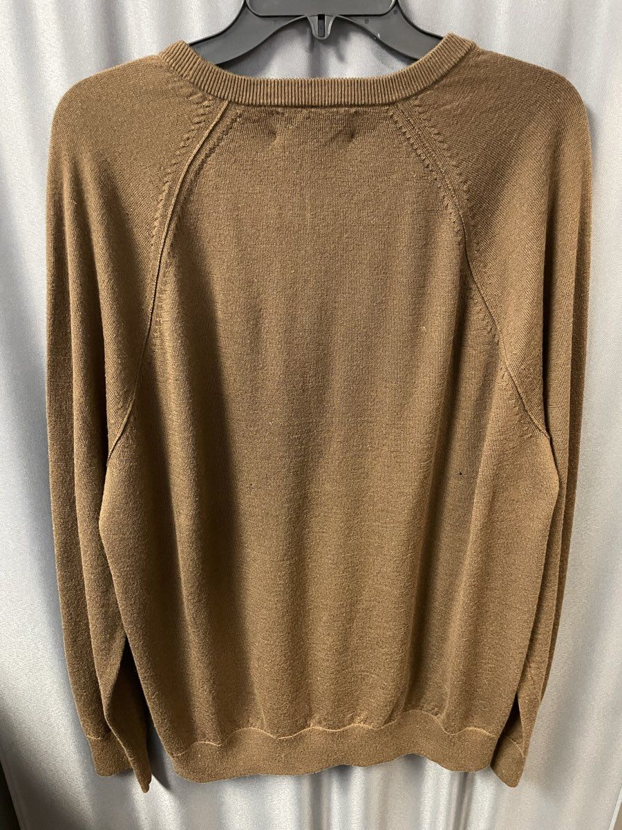 Banana Republic Men's Brown 100% Italian Merino Wool Crewneck Sweater Sz XL