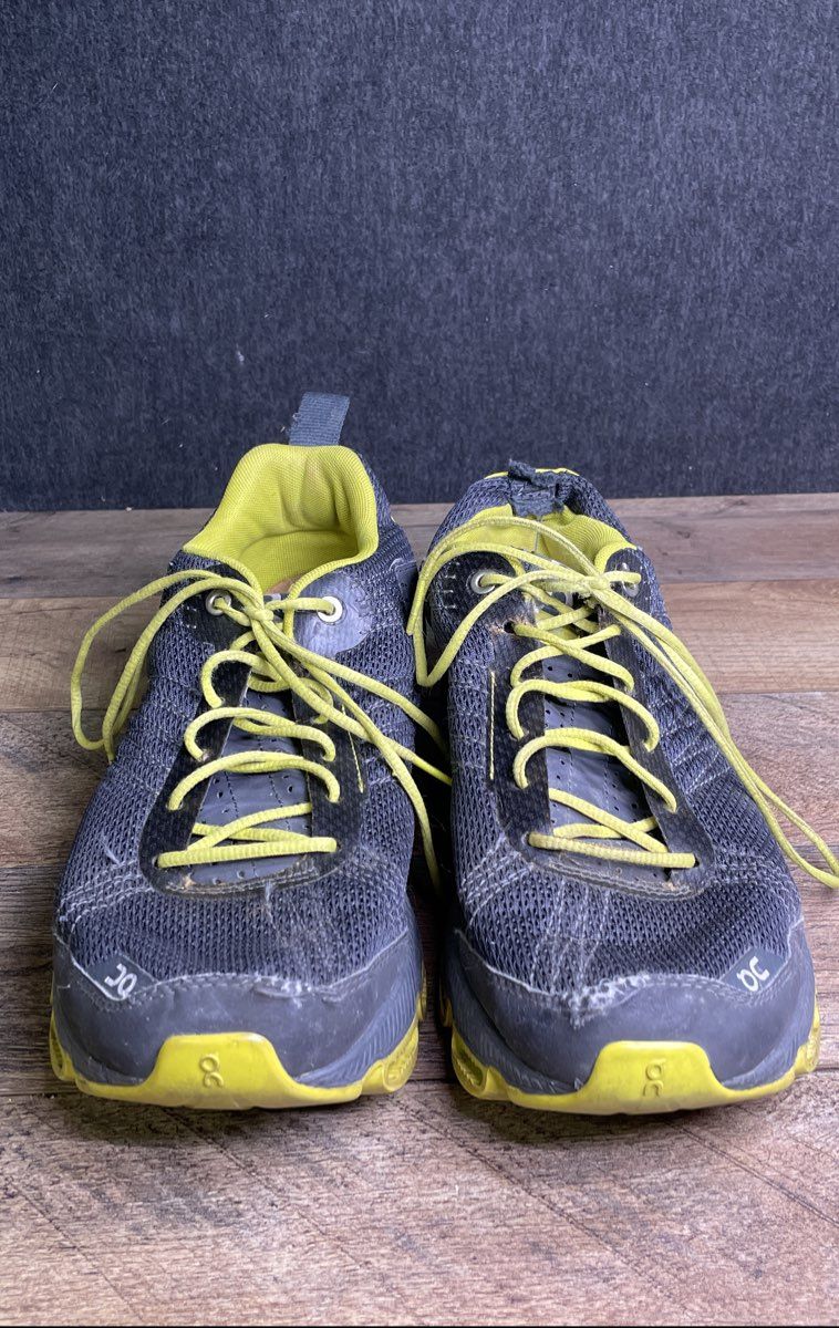 On Running Cloudsurfer Grey Yellow Men's Running Shoes Size 9