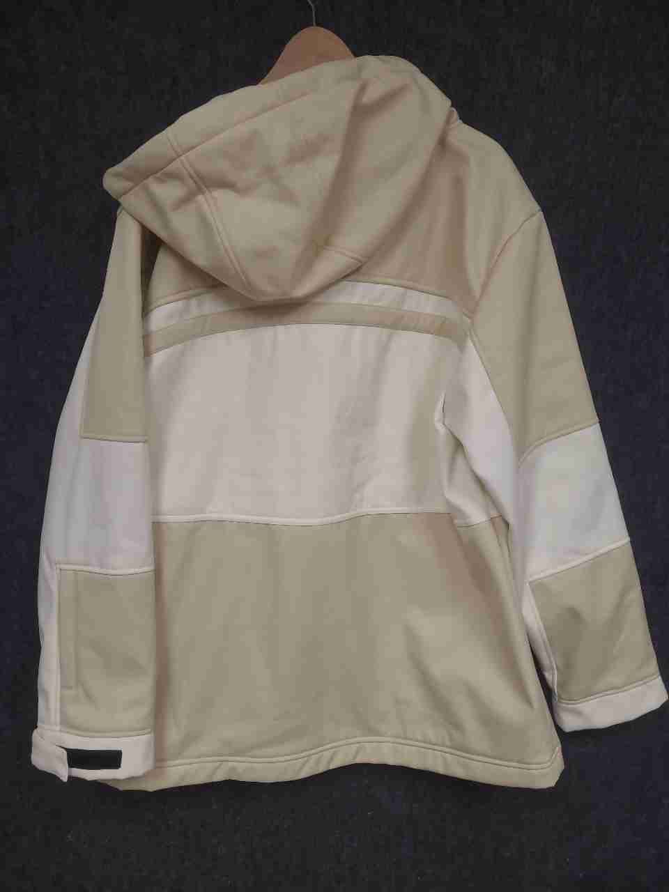 Searipe Men's Snowboard Jacket Anorak Beige Cream Colorblock Water Resistant XL