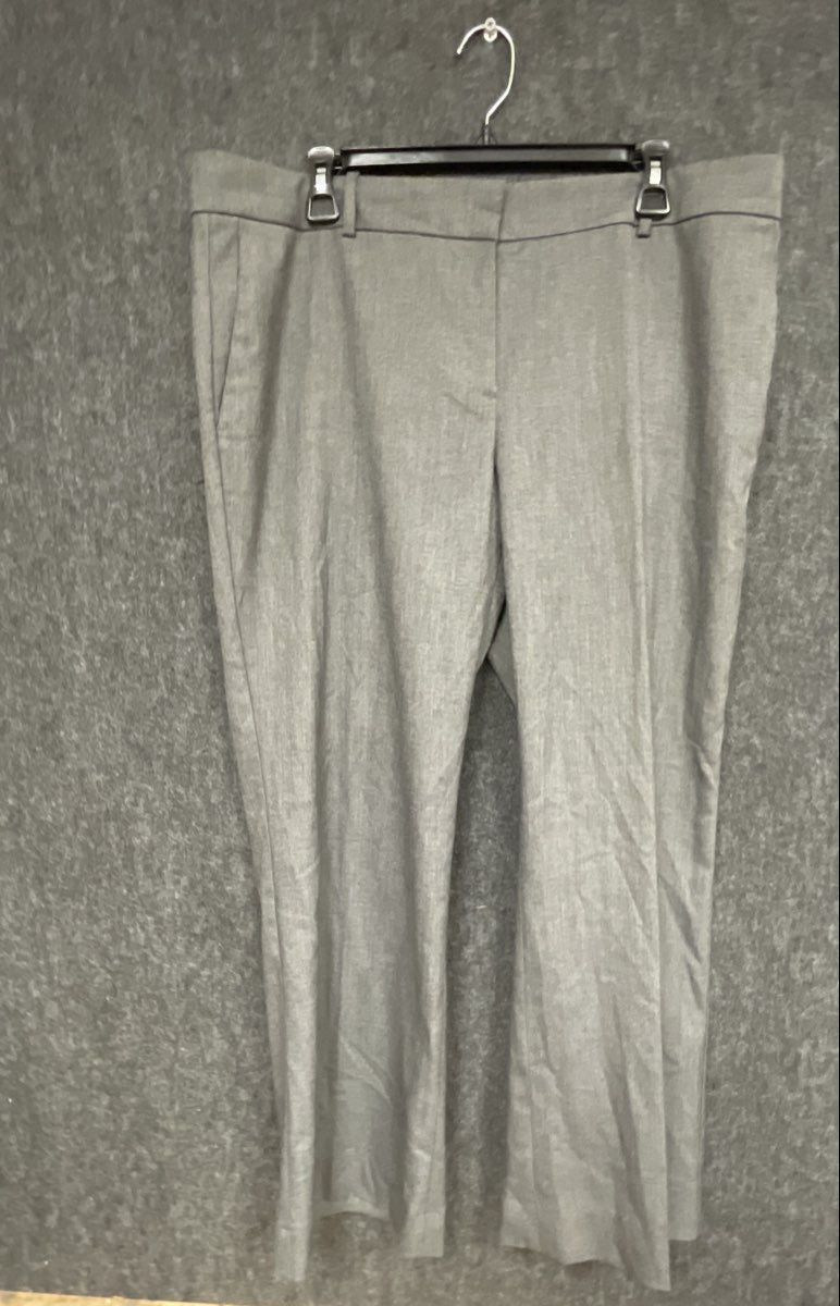 Ann Taylor Women's Gray Devin Fit Dress Pants Trousers Size 14
