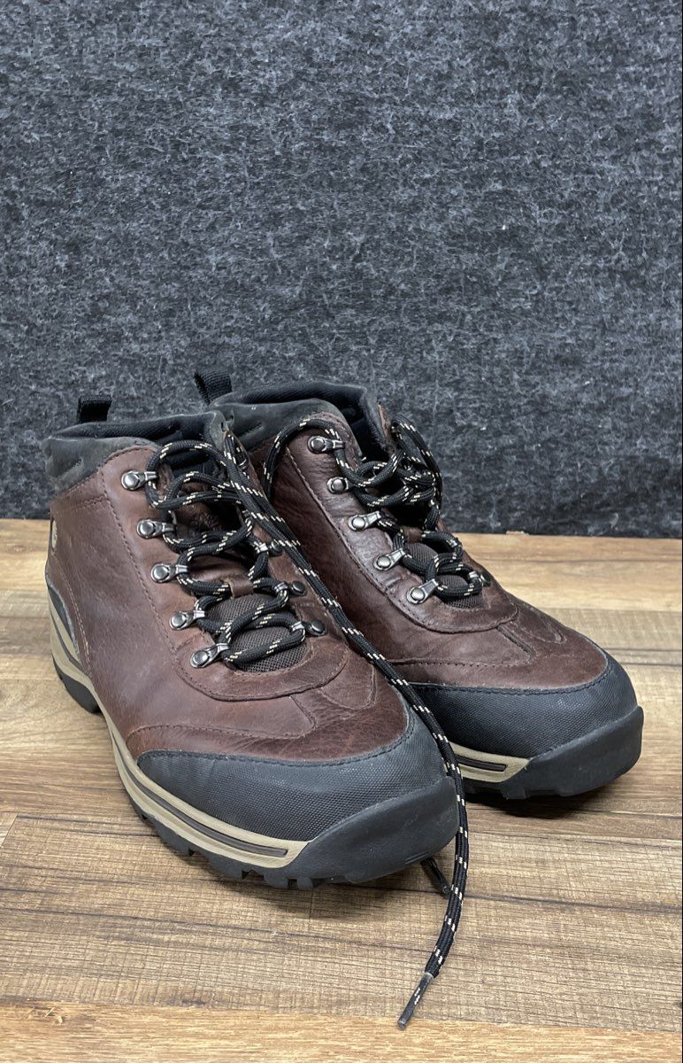 Timberland Chocorua Trail Mid Brown Leather Hiking Boots Mens Size 6