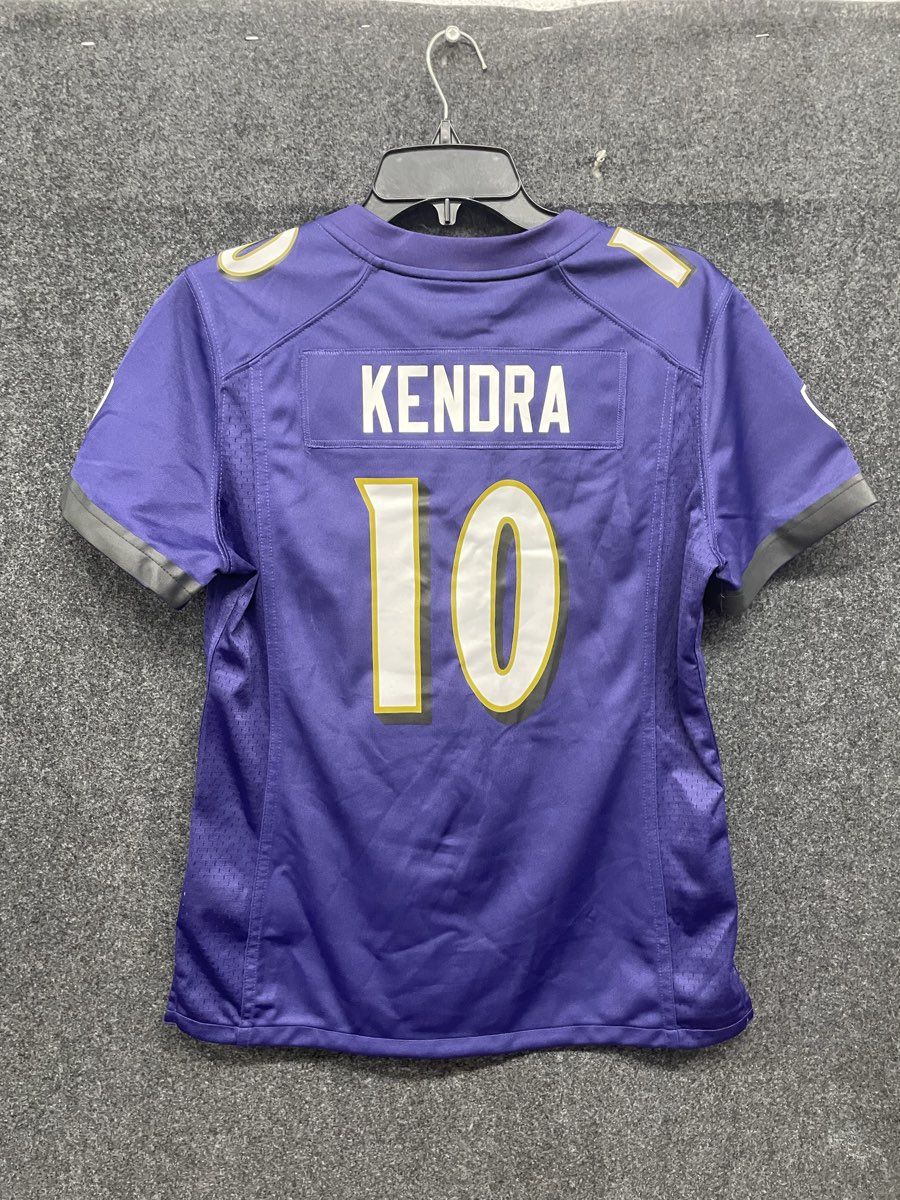 Nike Women's Baltimore Ravens Kendra #10 Purple NFL On Field Jersey Size M