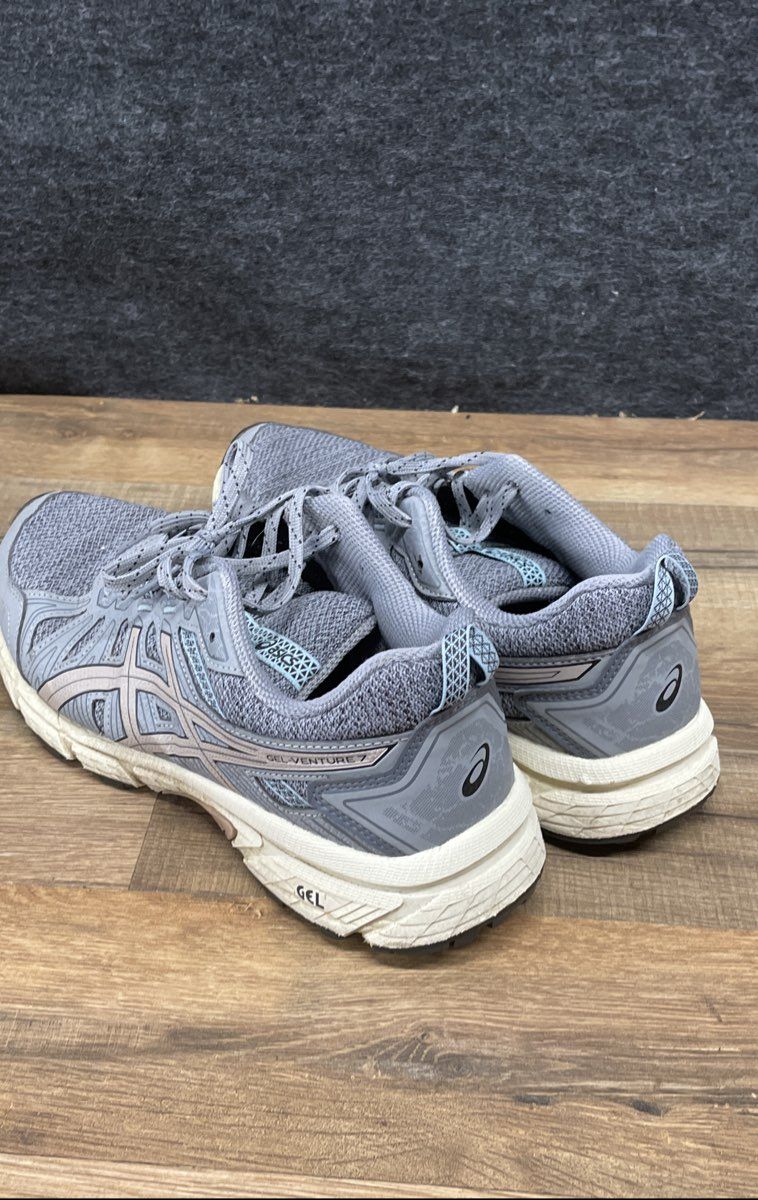Asics Gel-Venture 7 Women's Grey Trail Running Shoes 1012A627 Size 10