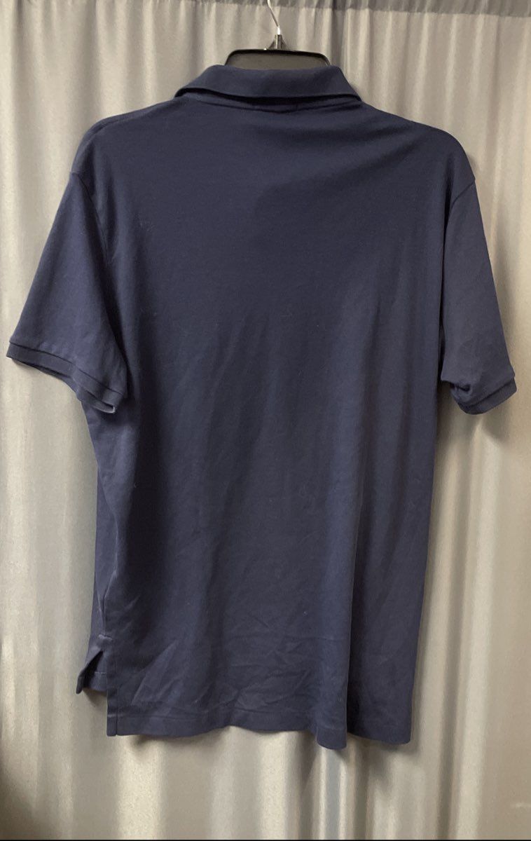 Polo Ralph Lauren Men's Navy Blue Cotton Short Sleeve Pony Polo Shirt Sz L