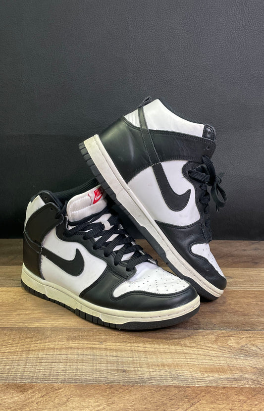 Nike Dunk High Retro Panda Black White Women's Sneakers Size 7 COA