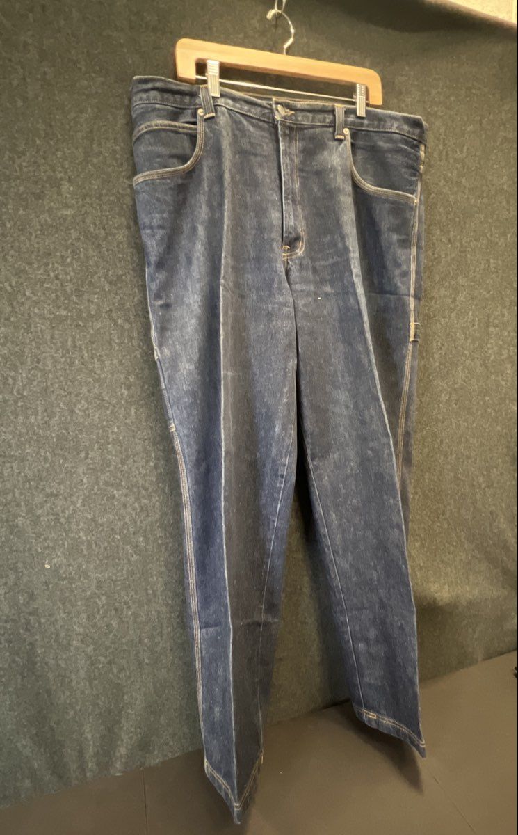 Vintage 90s Guess Men's Blue Carpenter Jeans Made in USA Sz 40x34