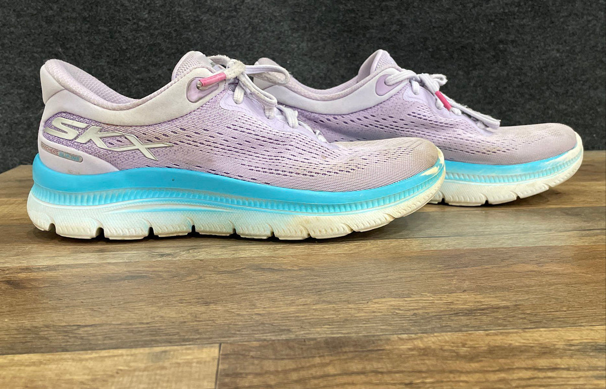 Skechers Hands Free Slip-ins GO WALK Anywhere Purple Walking Shoes Size 8.5