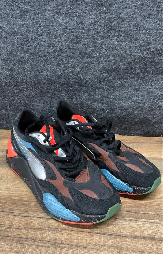 Puma RS-X3 Fifth Element Black Energy Red Men's Running Sneakers Size 10.5
