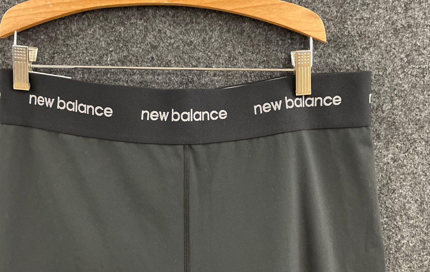 New Balance Women's NB Sleek Leggings Black 25" High Rise 4-Way Stretch Sz XL