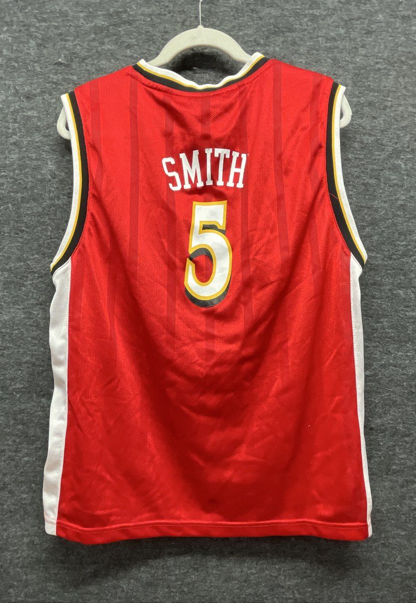 Vintage 2000s Atlanta Hawks Josh Smith #5 NBA Jersey Reebok Youth Sz XL