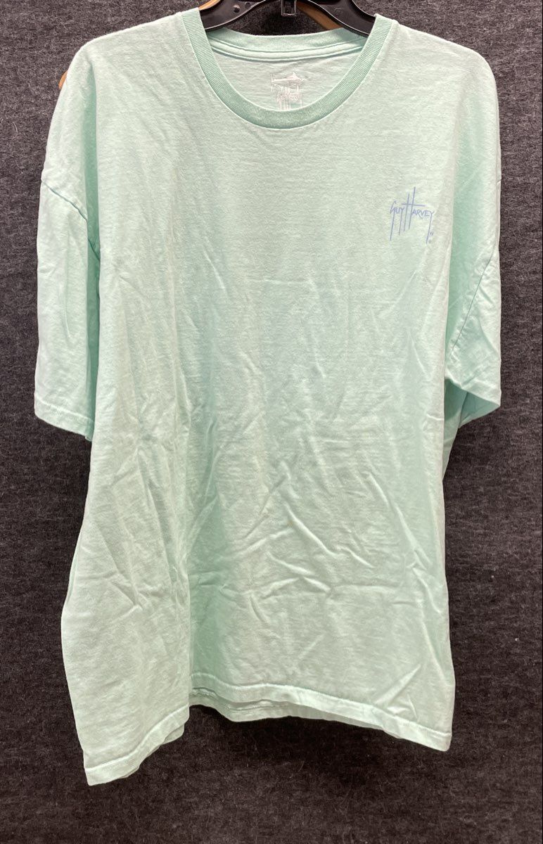 Guy Harvey Marlin Graphic T-Shirt Seafoam Green Originals Classic Fit Sz 2XL