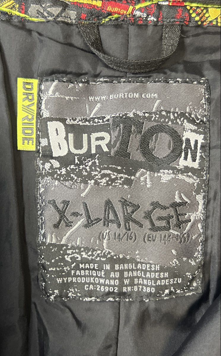 Burton Youth Dryride Insulated Snow Pants Black Snowboard Ski Sz XL 14/16