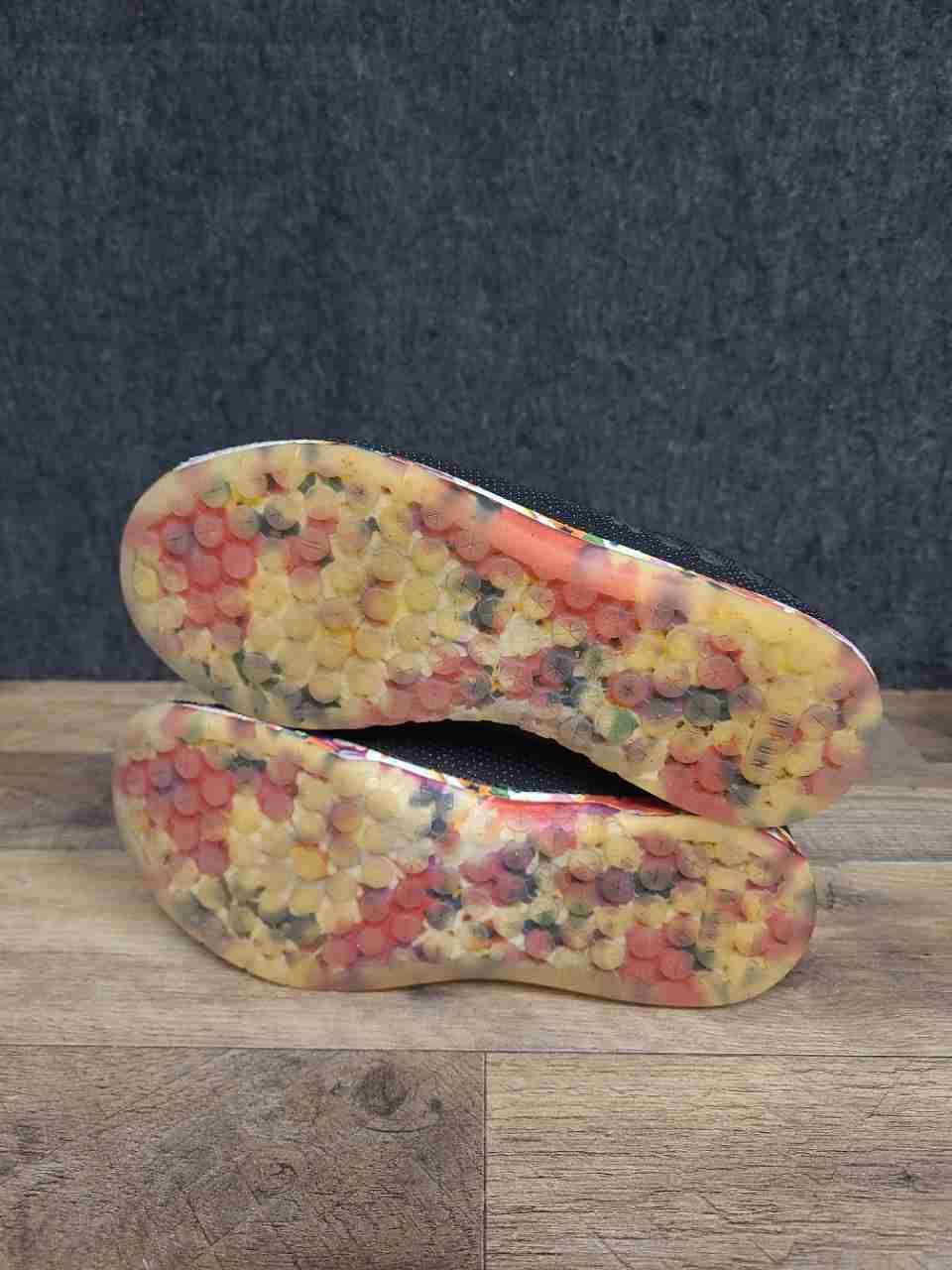 NOBULL SuperFabric Trainer Black Floral Wildflower Shoes Women's 8.5 Men's 7