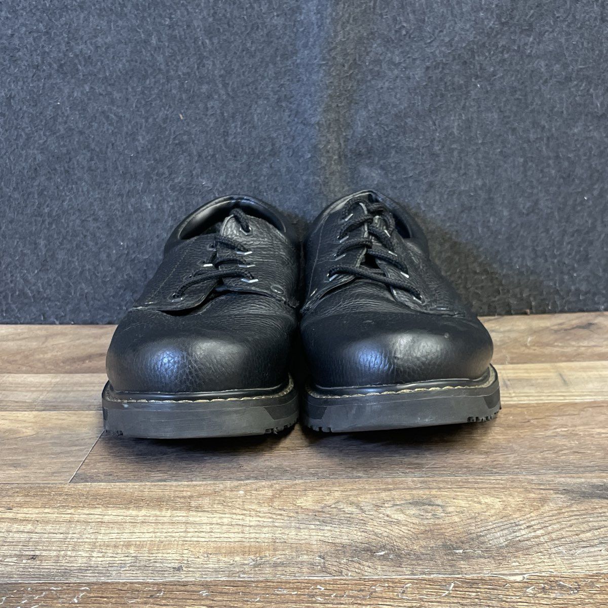 Dr. Scholl's Harrington Black Leather Work Shoes Men's Size 10W