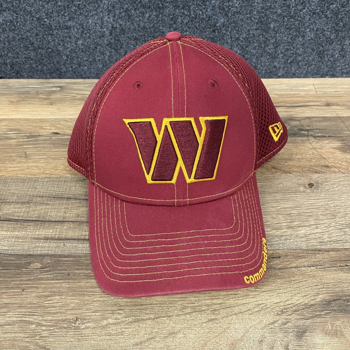 New Era Washington Commanders NFL Football Hat 39THIRTY Stretch Fit Med/Lg