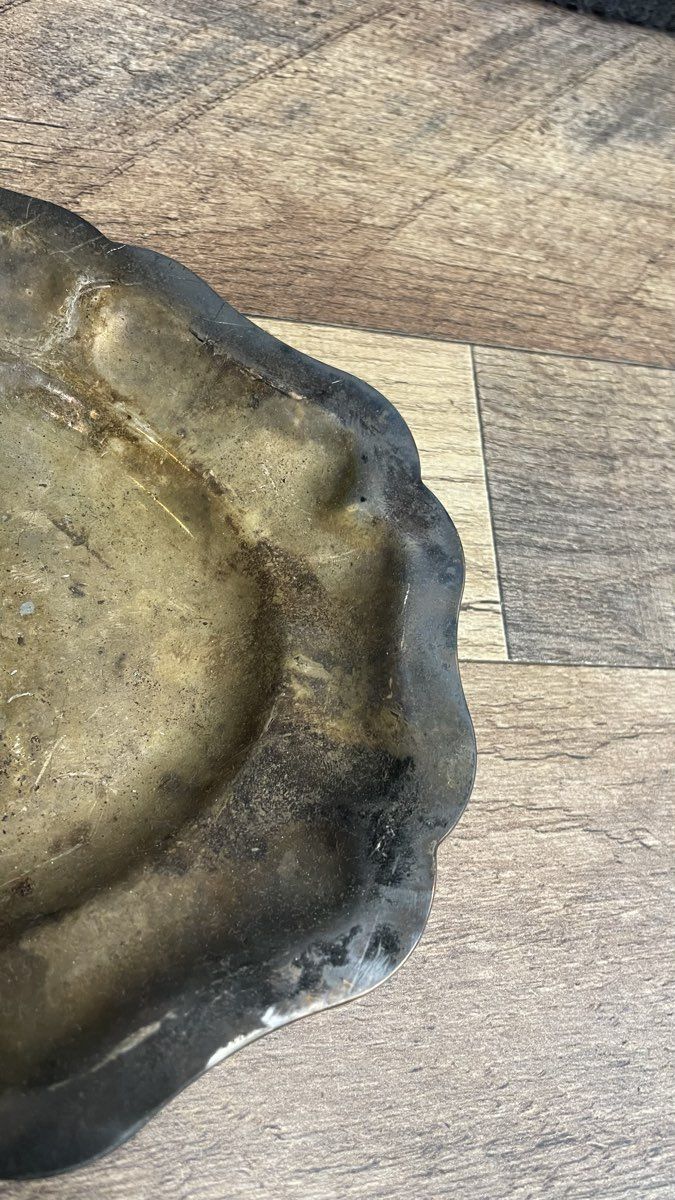 Vintage Style Sliver-Plated Tray